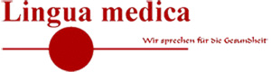 Das Logo von Lingua medica